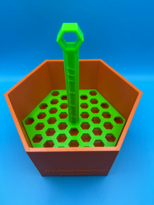 BIG-HEX-DIPPER. 1L Coral Dipping Station.
